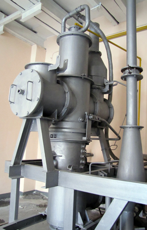 Установка 3-х горновая